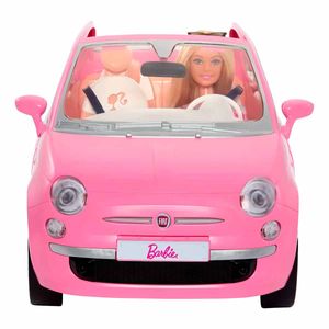 Muñeca Barbie fiat rosa hrg59