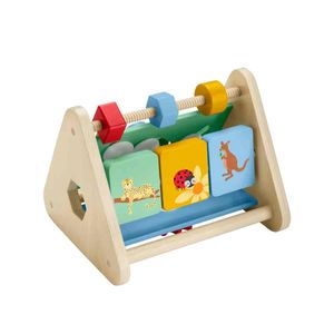 Triángulo de actividades Fisher Price madera hyg48