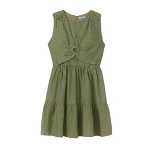 Vestido Mayoral para jovencita verde 6990
