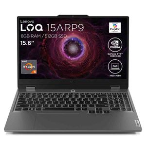 Laptop Lenovo gamer 512 GB gris 83JC007CLM