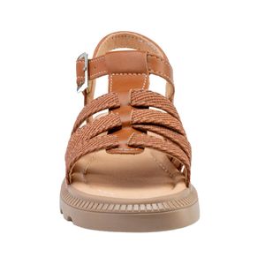 Sandalia Yuyin casual juvenil camel 25213