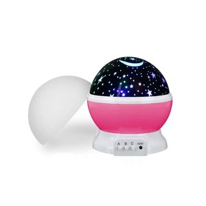Lámpara y proyector infantil Gadgets & Fun estrellas rosa
