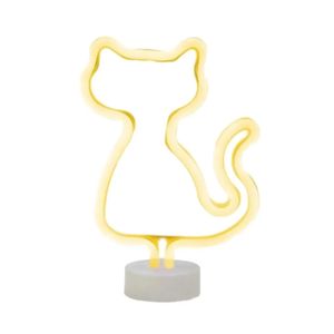 Lámpara led Gadgets & Fun gato amarillo