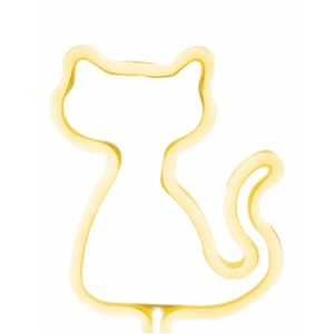 Lámpara led Gadgets & Fun gato amarillo