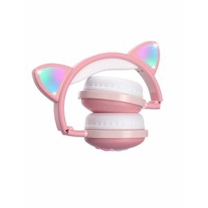 Audífonos diadema Gadgets & Fun huellas gato rosa