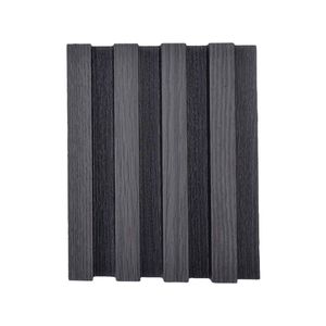 Lambrín interior Paneldot wpc gris 14 pzas contemporáneo