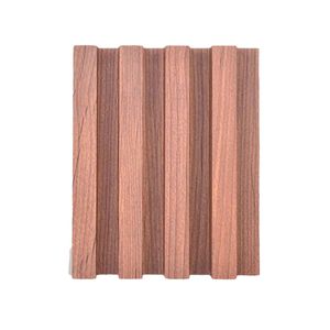 Lambrín interior Paneldot wpc nuez 14 pzas contemporáneo