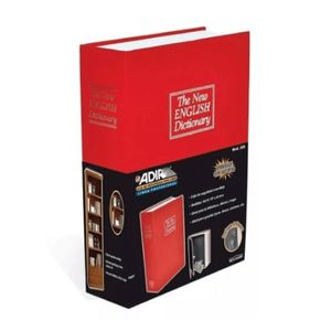 Caja fuerte seguridad tipo libro Adir rojo 328