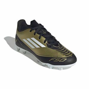 Zapato de fútbol Adidas dorado para joven IG9319