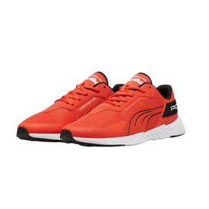 Tenis para caballero Puma porsche legacy tiburion logo turbo naranja/rojo 308420 01