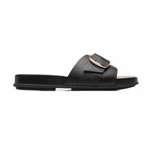 Sandalia casual Flexi negro para dama 133601
