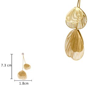 Arete Unlimited by ob chapa de oro 18k largo mariposa ARIEWWKF24