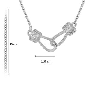 Collar Unlimited by ob rodio dije zirconia CRILLDRF77R