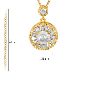 Collar Unlimited by ob chapa de oro 18k dije redondo CRILLDRF81