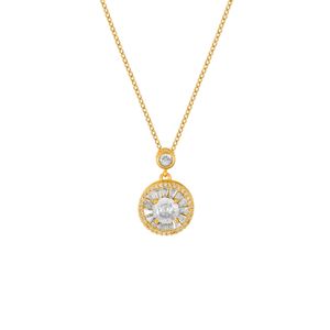 Collar Unlimited by ob chapa de oro 18k dije redondo CRILLDRF81