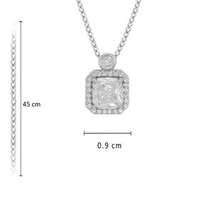 Set de collar y aretes Unlimited by ob rodio con zirconia JRILLDRF50R