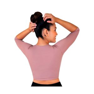 Faja top reductora moldeadora de brazos y soporte de espalda I Love Shape capuchino 2036