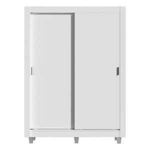 Closet Madesa 2 puertas 2 cajones con pies blanco dallas
