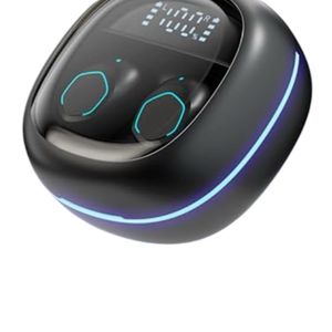Audífonos bluetooth inalámbricos led Yisen negros m412