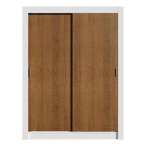 Closet Madesa 2 puertas blanco marrón denver