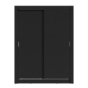 Closet Madesa 2 puertas 4 cajones negro dallas plus