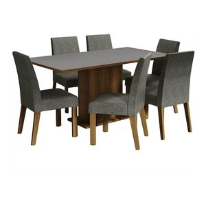Juego de comedor Madesa con 6 sillas mgp renata