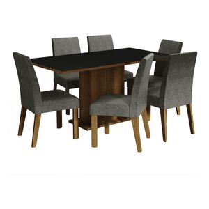 Juego de comedor Madesa con 6 sillas mnp renata
