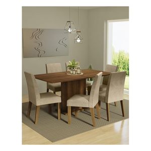 Juego de comedor Madesa con 6 sillas mi renata