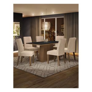 Juego de comedor Madesa con 6 sillas mni luciana