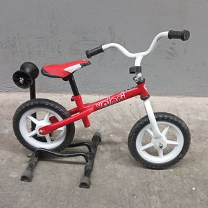 Bicicleta infantil Veloci r12 azul leo balance reacondicionado