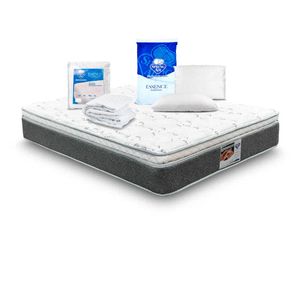Colchón Gibson + almohada 2 pack + protector de colchón