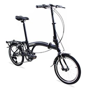 Bicicleta plegable Benotto r16 negro piegare