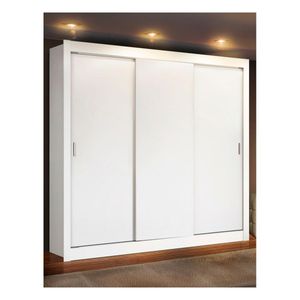 Closet Madesa 3 puertas 2 cajones blanco lyon