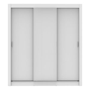 Closet Madesa 3 puertas 2 cajones blanco lyon