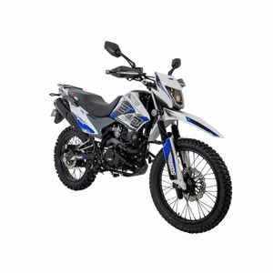 Motocicleta BDS doble propósito blanco/azul stark 200 CC 2025