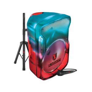 Bafle Kaiser 15" recargable traslucido msa-7530mx