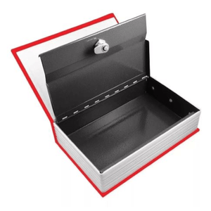 Caja fuerte seguridad tipo libro Adir rojo 328