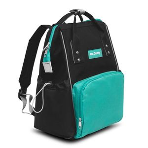 Mochila pañalera McCarthy rojo/azul16” pan-16