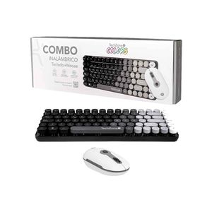 Kit de teclado y mouse Techzone gris tzaccbi17