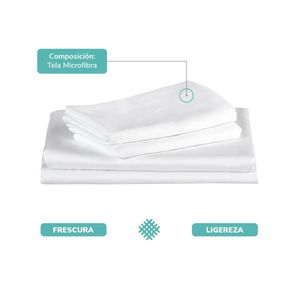 Juego de sábanas America Home microfibra tamaño matrimonial