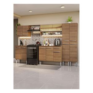 Cocina integral Madesa 293cm marron emilly 03