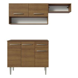 Cocina integral Madesa 165cm marron emilly 07