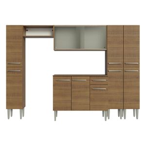Cocina integral Madesa 261cm marron emilly 06