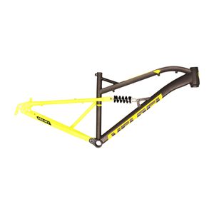 Cuadro para bicicleta Veloci mtb r29 gris con suspensión naukas