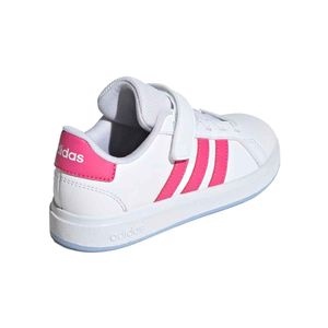 Tenis casual Adidas blanco para niña JI0975