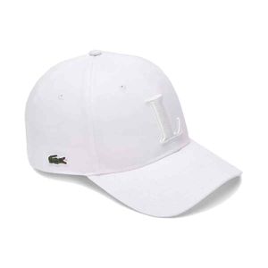 Gorra Lacoste para caballero blanco rk0342-001