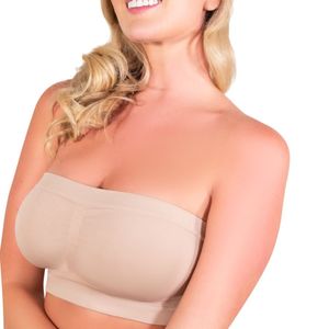 Bra fresh sin tirantes cómodo strapless I Love Shape nude 2077