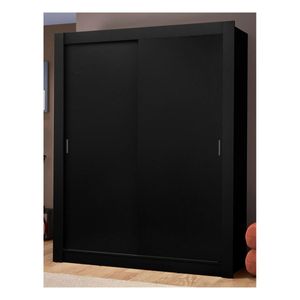 Closet Madesa 2 puertas 2 cajones negro dallas