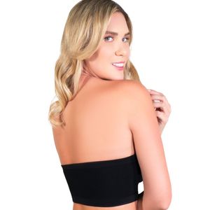 Bra fresh sin tirantes cómodo strapless I Love Shape negro 2077