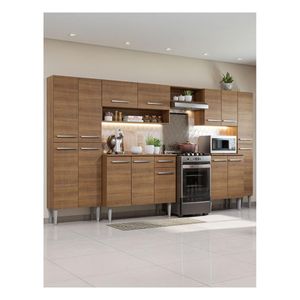Cocina integral Madesa 325cm emilly marron joy 01
